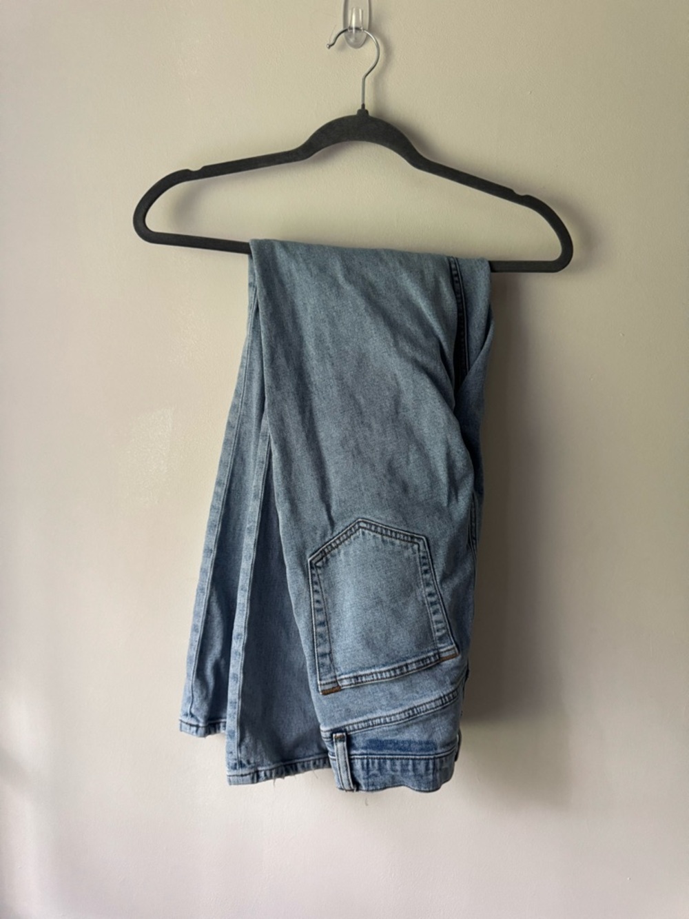 Abercrombie 26 Long Straight Leg High Rise Cotton Denim Jeans
